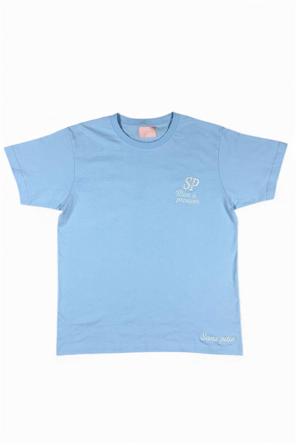 SIGNATURE PUFFBACK TEE - BABYBLUE