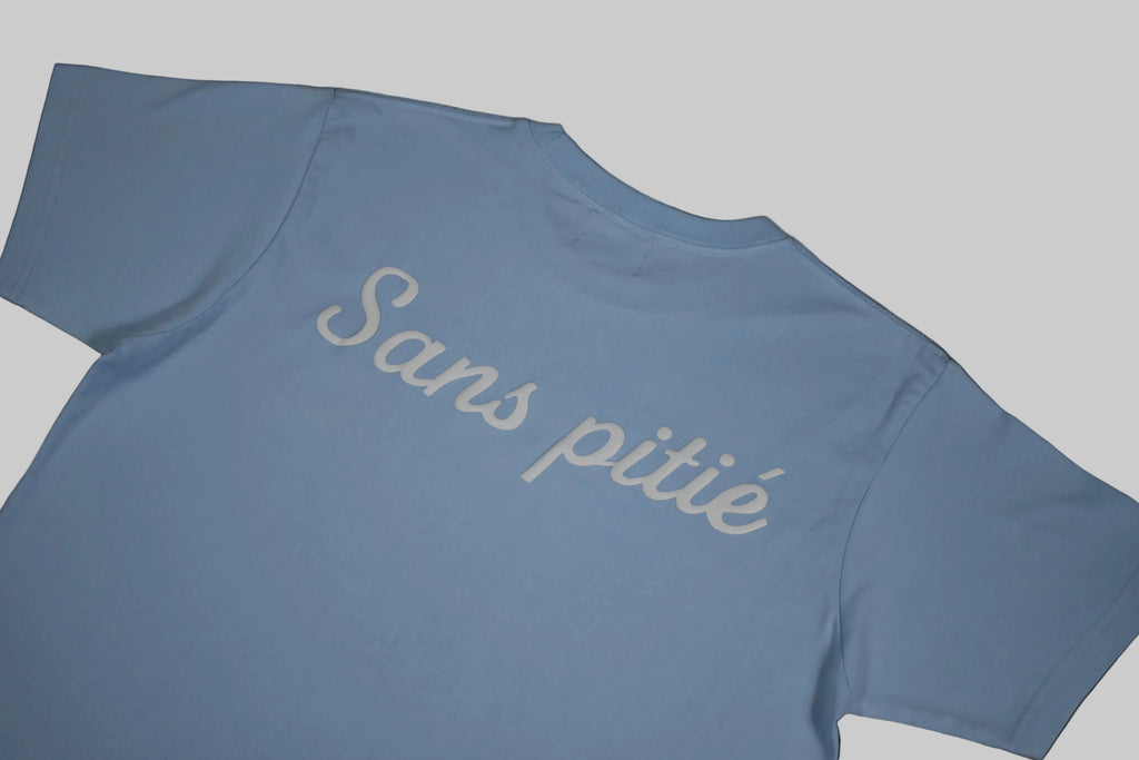 SIGNATURE PUFFBACK TEE - BABYBLUE