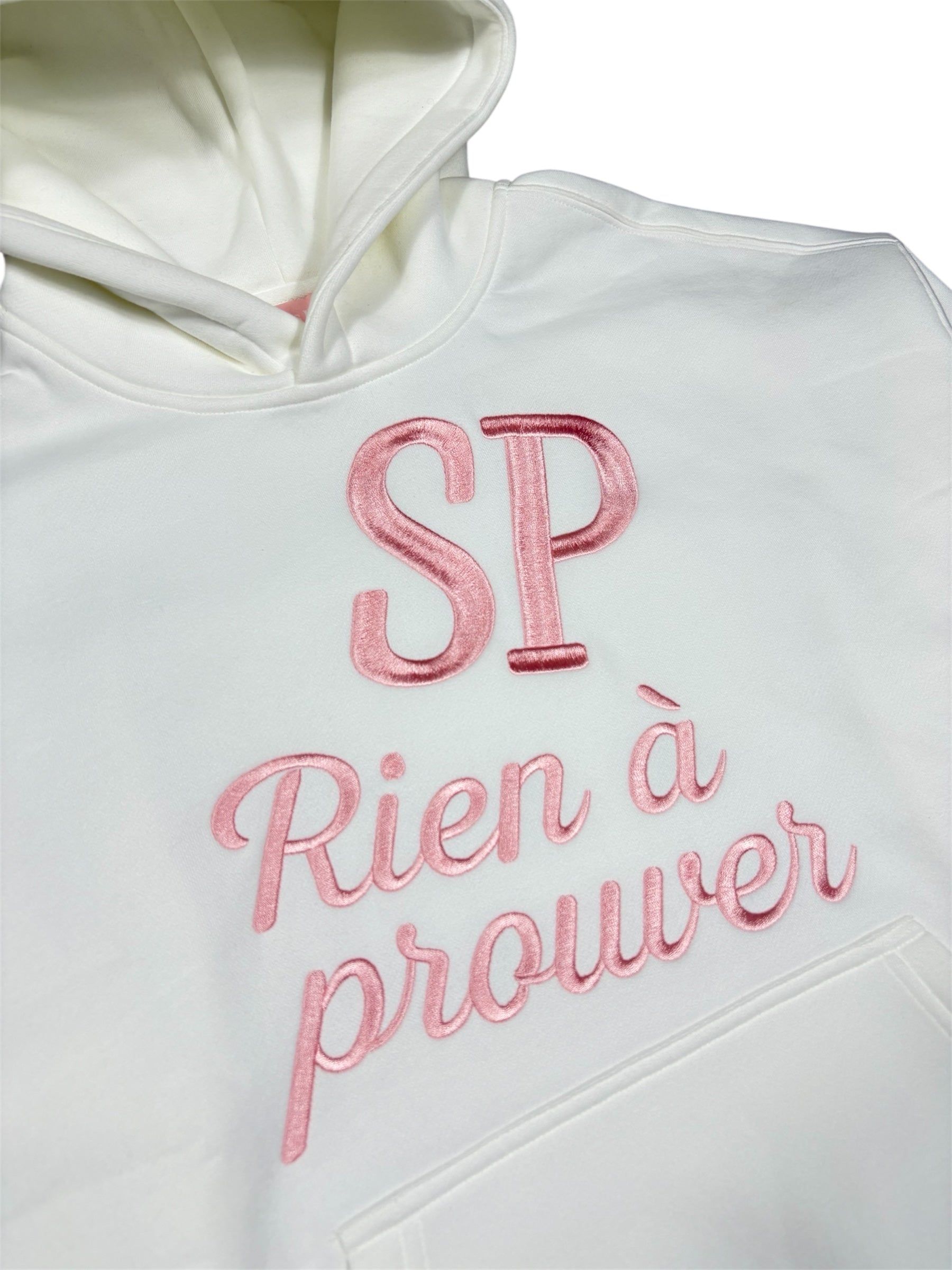 SP RIEN À PROUVER HOODIE - WHITE